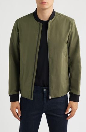 Theory Amir Essential Foundation Jacket in Dark Olive at Nordstrom, Size X-Large