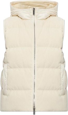 Paul & Shark Gilet imbottito con cappuccio - - Jackets - Donna - Beige - XS