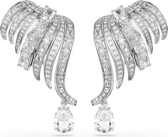 Swarovski Vienna Clip Oorbellen - Dames - Oorbellen - Grijs - ONE Size - Accessoires