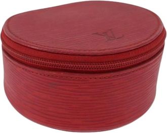 Louis Vuitton Pre-owned Sieradendoos - Dames - Vintage Accessoires - Rood - ONE Size - Leer - Vintage