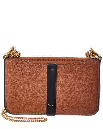 Chlo&eacute; Marcie Leather Pouch On Chain