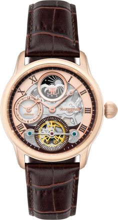 Earnshaw Longitude Rose Gold-tone Dial Mens Watch ES-8063-02
