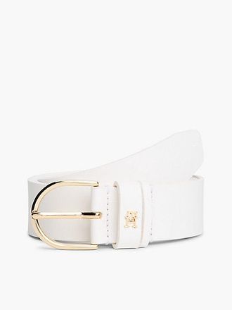 Tommy Hilfiger Essential TH Monogram Leather Belt
