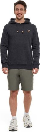 tentree Sasquatch Hoodie in Meteoriteblackheather/fishing at Nordstrom, Size X-Large