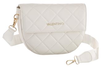 Valentino Handbags Umh&auml;ngetasche VALENTINO BAGS FLAP BAG BIGS, Damen, Gr. B/H/T: 24,5cm x 19cm x 8cm, weiss (bianco), Polyurethan, Taschen Umh&auml;ngetasche, Schultertasche 