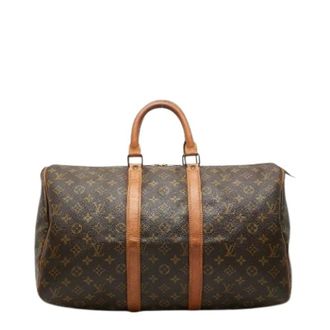 Louis Vuitton Pre-owned Weekend Bags, unisex, Brown, Size: ONE SIZE Pre-owned Monogram Boston Bag