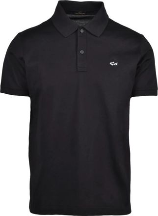 Paul & Shark Polo - Heren - Polos - Zwart - S - Katoen - Tops