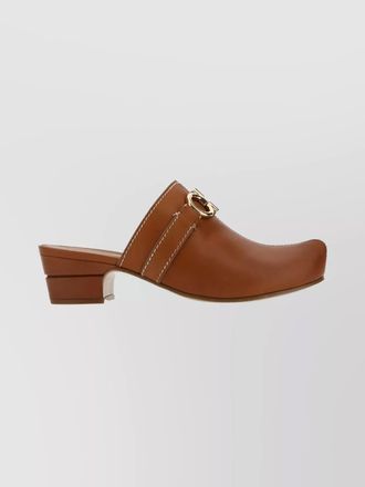 Ferragamo leather mules