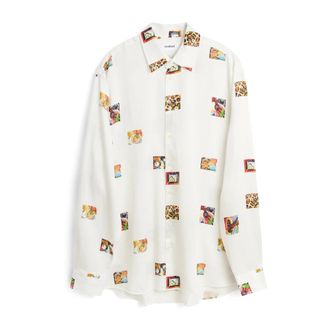 Soulland Hombre, Camisas, Blanco, Talla: L/Xl