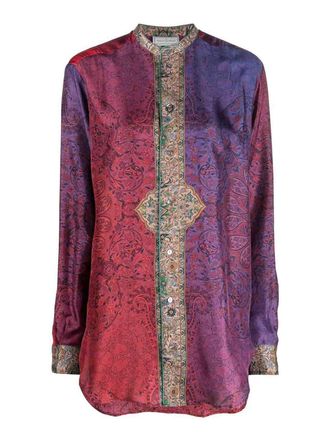 Pierre-Louis Mascia Printed Silk Shirt