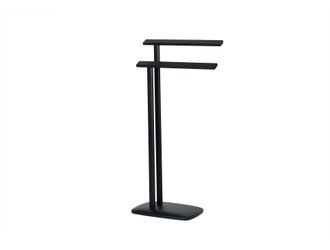 Andrea House Andrea House - Ba70178 Toallero Metal Negro Mate - Ref: Ba70178