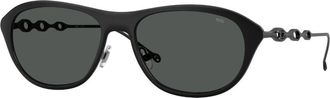 Diesel DL1011 101387 Mens Sunglasses Black Size 55