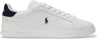 Ralph Lauren Heritage Court II Leren Sneakers - Heren - Sneakers - Blauw - 41 EU - Leer - Schoenen