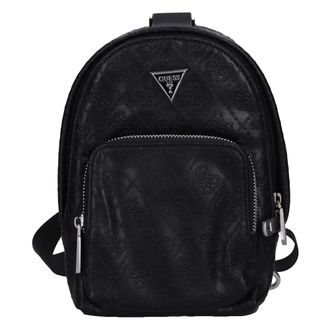Guess Heren, Tassen, Zwart, Maat: ONE Size Leer