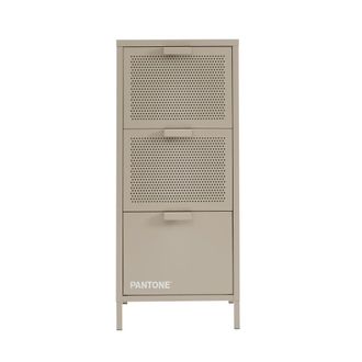 Pantone Mueble de escritorio metal color topo 3 cajones h105cm