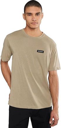 Rvca Icon Short Sleeve T-Shirts Mens Clothing Covert Green : 2XL