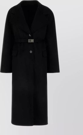 Ferragamo coat wool blend belted waist