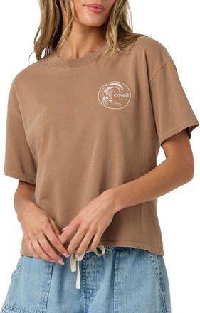 O'Neill OG Salty Circle Surfer Graphic T-Shirt in Carob Brown at Nordstrom, Size Xx-Large