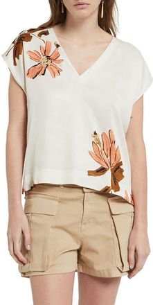ottod'Ame Viscose Blouse in Ecru at Nordstrom, Size 38