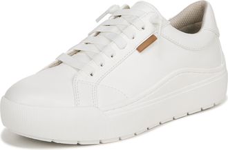 Dr. Scholls Shoes Womens Time Off Go Lace Up Sneaker, White Smooth, 4.5 UK