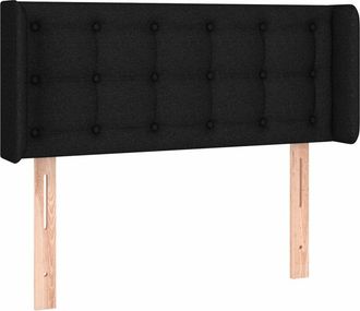 vidaXL Cabecero Con Led De Tela Negro 103x16x78/88 Cm Vidaxl