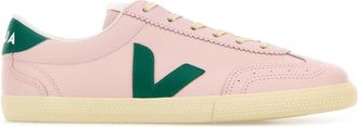 Veja Pink Leather Volley O.T. Sneakers