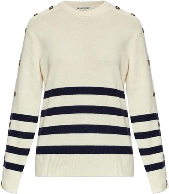 J.W.Anderson Maglione a righe - Bianco