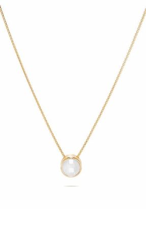 Dean Davidson Signture Midi Pendant Necklace in Iridescent Pearl/Gold at Nordstrom