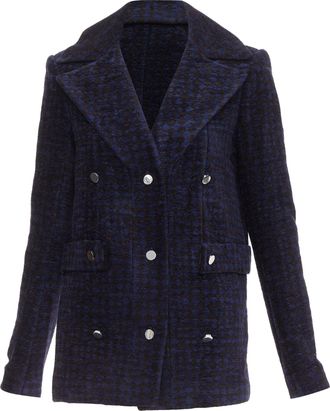 The Row velvet double breasted coat