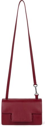 WE-AR4 The Accordion Leather Shoulder Bag in Maroon at Nordstrom