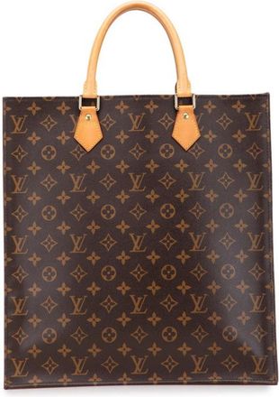 Louis Vuitton Monogram Brown Pvc Leather Handbag Tote Bag (Pre-Owned)