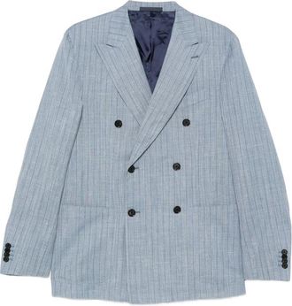 Caruso Aida Pinstripe Double-breasted Blazer