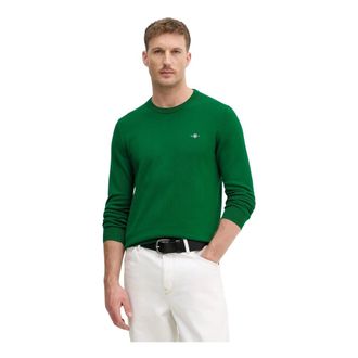 GANT Heren, Truien, Groen, Maat: 3XL Katoen