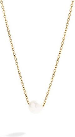 Mint & Lily Floating Pearl Necklace in Gold-Tone at Nordstrom