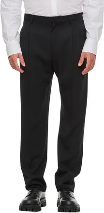 Lanvin Straight Leg Wool Trousers