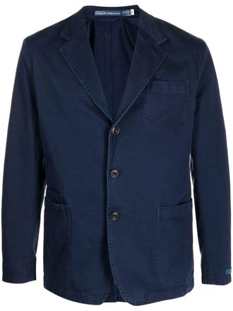 Polo Ralph Lauren Blazer met enkele rij knopen - Blauw