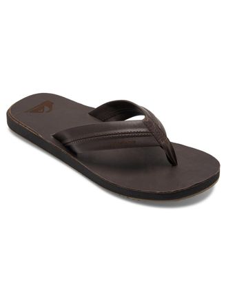 Quiksilver Sandale QUIKSILVER Carver Natural, Herren, Gr. 6(39), braun (braun, braun, braun), Obermaterial:Obermaterial: Leder / Aussensohle: Gummi;, Schuhe Sand