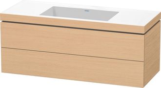 Duravit Duravit L-cube Conjunto Encolado A Pared, 2 Cajones, Sin