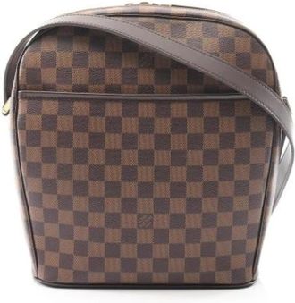 Louis Vuitton Pre-owned Cross Body Bags, female, Brown, Size: ONE SIZE Pre-owned Canvas Crossbody Bag
