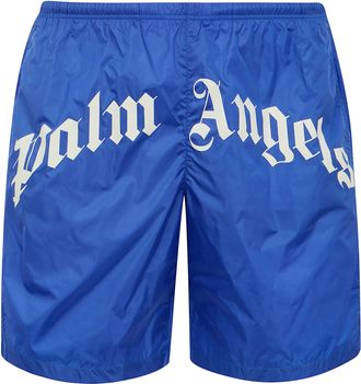 Palm Angels Curved Logo Swimshort