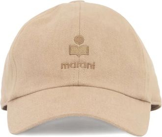 Isabel Marant Cappello da baseball Tomas con ricamo - Toni neutri