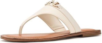 Tommy Hilfiger Goldiea Womens Sandals Ivory : 6.5 M, Faux Leather