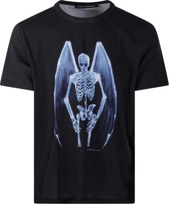 Our Legacy Fallen Angel-print Round-neck T-shirt