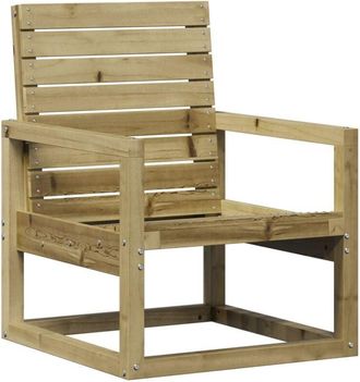 vidaXL Vidaxl - Silla De Jard&iacute;n Madera De Pino Impregnada 57,5x63x76 Cm