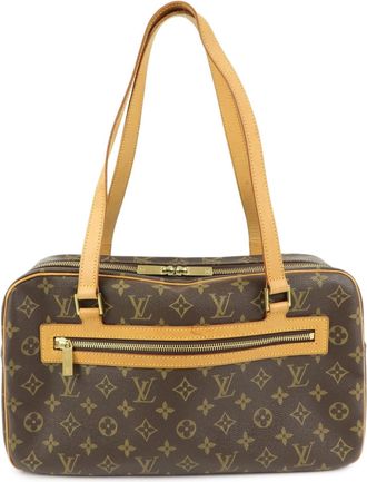 Louis Vuitton Cite Monogram Canvas Brown Canvas Handbag (Pre-Owned)