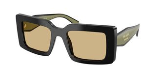 Prada PR D01S 03K10R Womens Sunglasses Black Size 52