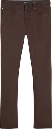 7 For All Mankind Slimmy Luxe Performance Sateen - male - 7 For All Mankind - Slim Fit Jeans - Brown - W36 - Jeans