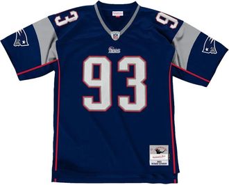 Mitchell & Ness T-shirt NFL Patriots 2003 Richard Seymour - Blu