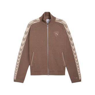 Puma T7 Knit Jacket - male - PUMA - Zip-throughs - Brown - XL - Sweatshirts & Hoodies