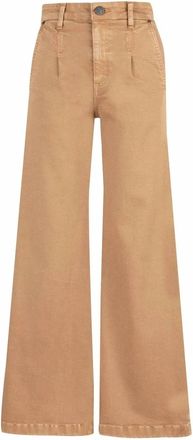 Kut from the Kloth Womens Meg High Rise Wide Leg Jeans In Toffee